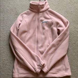 Pink  Columbia Zip up sweater